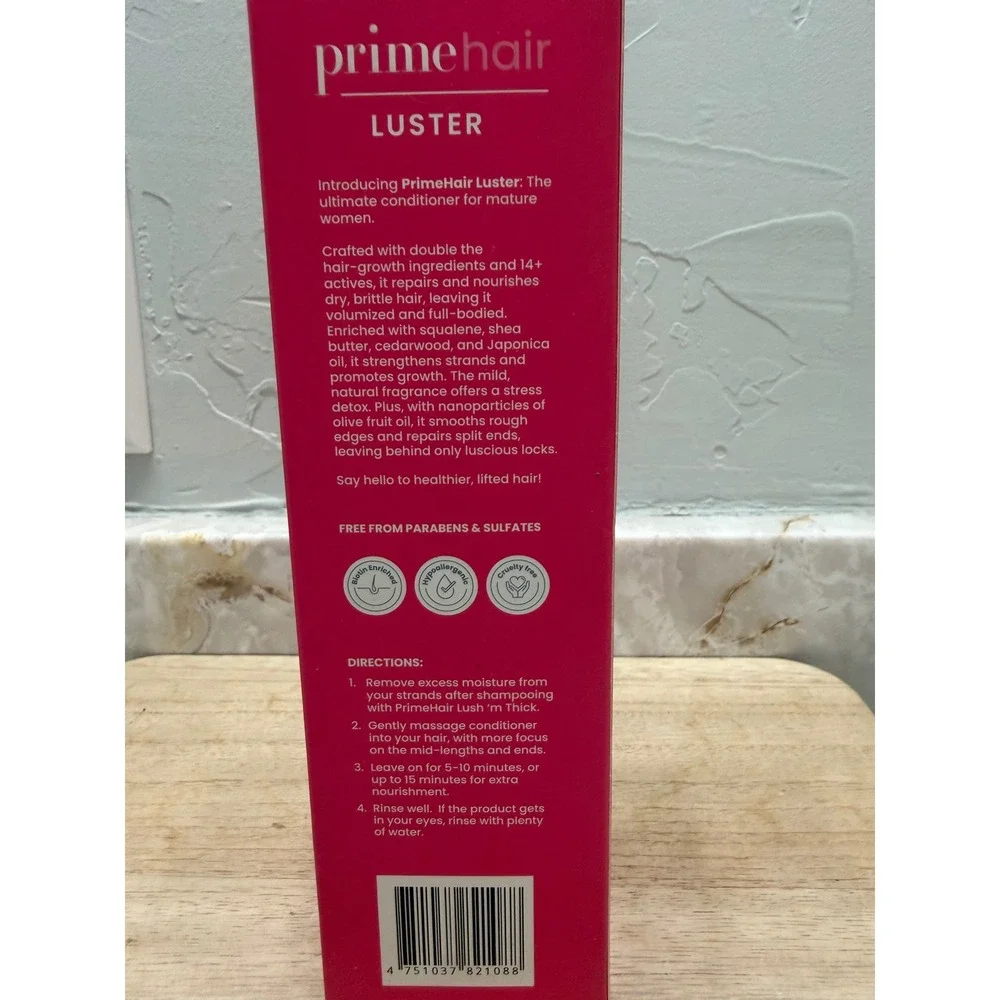 Prime‎ Prometics PrimeHair Luster Conditioner Volumizing Mature Hair 8.4oz NEW